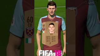 🇮🇪 DECLAN RICE fifa evolution (17-24) #shorts #eafc24 #fc24 #fifa #rice #arsenal #westham