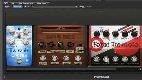 Apple Logic Express 9: Designing Your Own Pedalboard Overview | UniqueSquared.com
