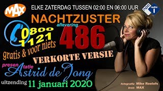 NACHTZUSTER afl. 486 (11 januari 2020) VERKORTE VERSIE