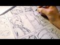 Sketching Full Manga Page | Anime Manga Sketch