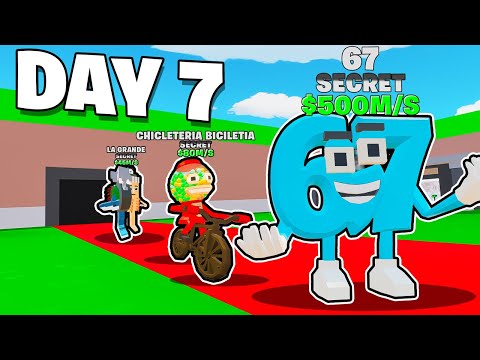 I Spent 7 Days In Steal The Brainrot Fortnite 