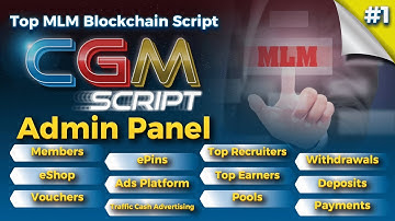 Best MLM Programming - Network Marketing Script - Launch your Website Today - Admin Panel Part1