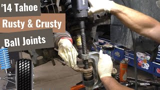 Chevy Tahoe: Upper Control Arm And A Press In Lower Ball Joint