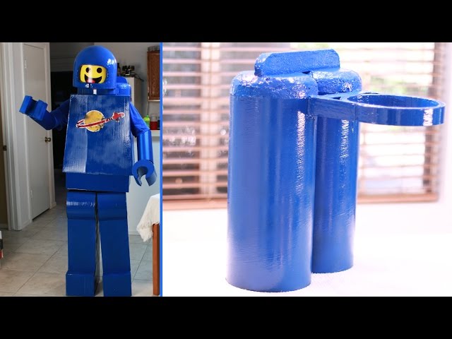 How to make an Awesome Lego Man Costume - Jet Pack (Lego Movie Benny)