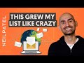 How I grew my email subscriber list to 873,049 subscribers