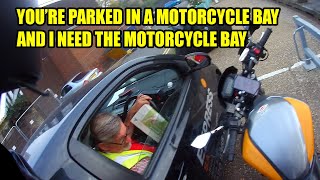 Youre Parked in a Motorcycle Bay - Bad Drivers