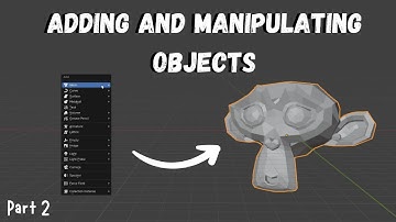 Adding New Objects in Blender and How To Manipulate Them | Blender Beginner Tutorial Part 2