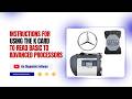 Instructions for Using the K Card to Read Basic to Advanced Processors | EUROCARTOOL.COM |