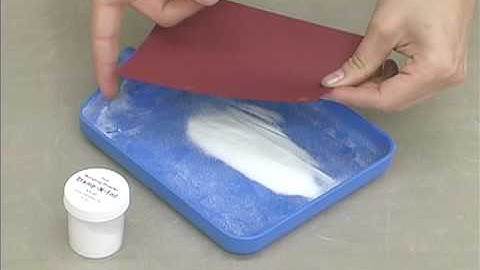 Apply Stampee Foil with a Heat Gun