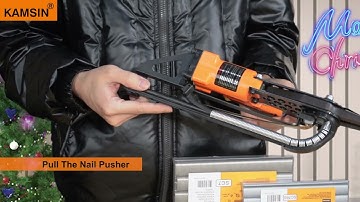 Kamsin K-SC7E 15 Gauge Pneumatic Hog Ring Gun for Spring Mattress, Cages, Car Seat