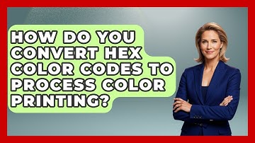 How Do You Convert Hex Color Codes To Process Color Printing? - Graphic Design Nerd