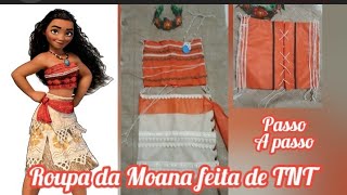 COMO FAZER FANTASIA DA MOANA GASTANDO POUCO