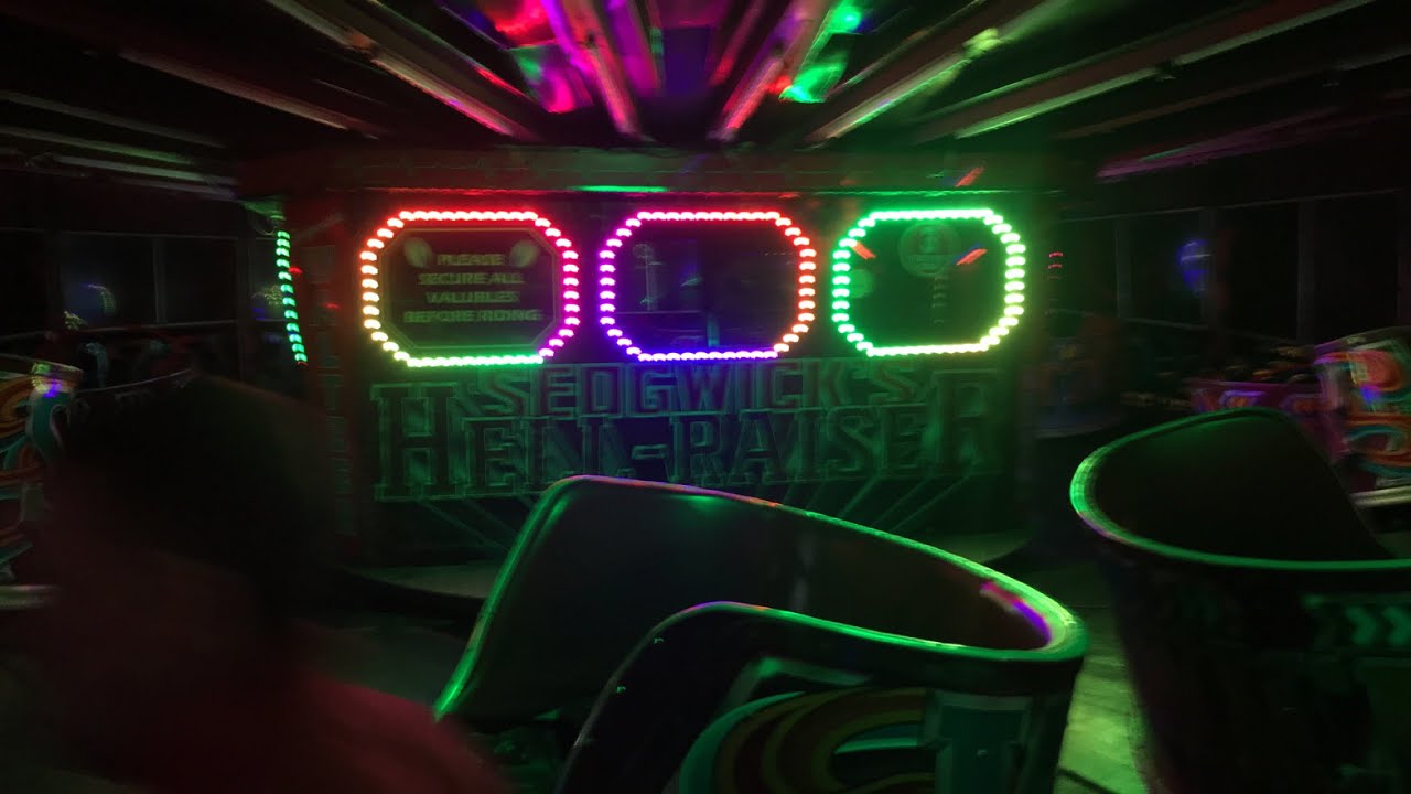 Sedgwick’s Hell Raiser Waltzer on ride - South pier Blackpool