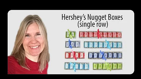 Hershey's Nugget Boxes (single row, 8 sizes)