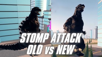 KU Godzilla 1954 Stomp Attack OLD VS NEW Rework