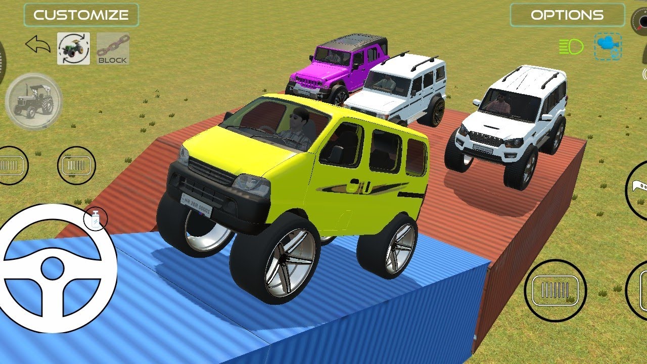Drive Dumper and Unloading Stone From Dumper Truck in Game#fortuner #4x4#scorpio #thar #gameplaypt30