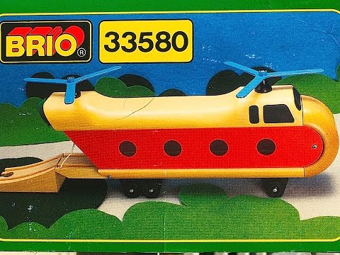 BRIO Wooden Railway HELICOPTER 33580 Toy Train Review