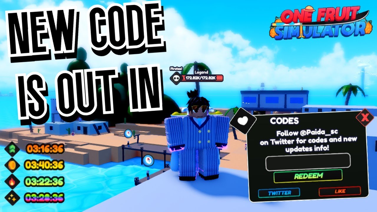 ANOTHER CODE IS OUT (One Fruit Simulator) 