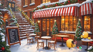 Tome Uma Xícara De Chá Em Uma Cafeteria Natalina ☕ Um Dia Aconchegante De Inverno ❄️ Um Belo Lofi...