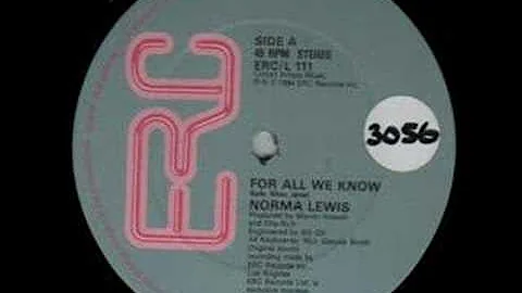 Norma Lewis - For all we know (extended version)