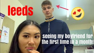 Seeing my Boyfriend in LEEDS for the first time in a Month!!!! Long distance relationship ❤️ VLOG