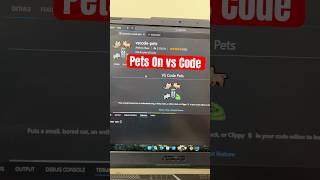 Pets on vscode how ? #vscode #code #cat #pets #cats #coding