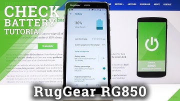How to Turn On Battery Percentage in RUGGEAR RG850 – Show Battery Level