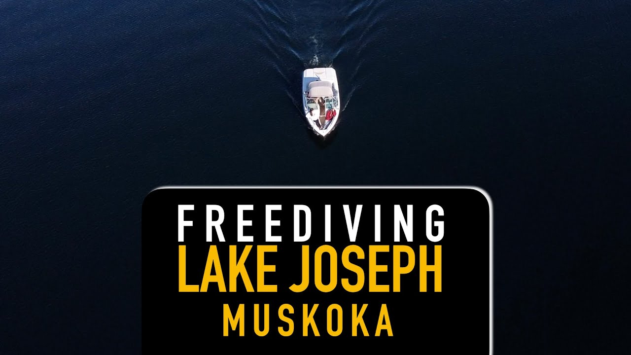 Freediving Lake Joseph, Muskoka | Dark Waters (Pitch black for Scuba and Freedivers)
