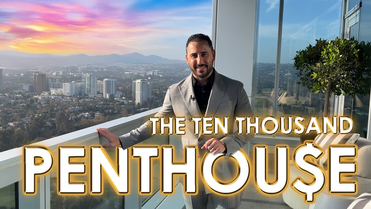 INSIDE A $60,000/MONTH ICONIC PENTHOUSE IN CENTURY CITY WITH INSANE VIEWS ⭐️💥
