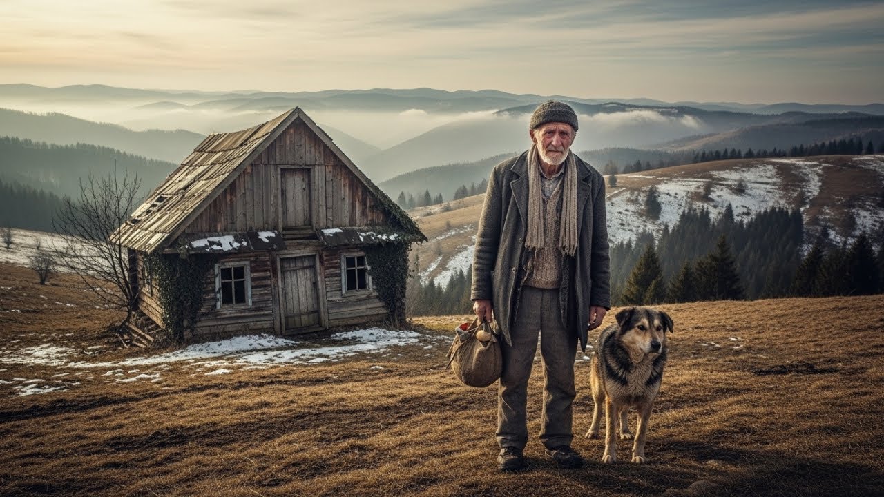 Alungat De Fiica Sa, Bătrânul Și Câinele Său Au Găsit O Cabană Abandonată Care A Schimbat Totul
