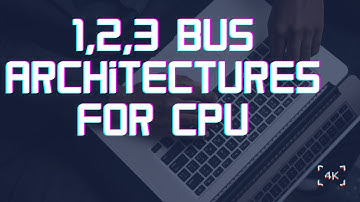 Lecture #11 1/2/3 Bus architectures in CPU, basics of CU designing