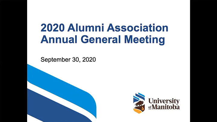 Alumni Association Annual General Meeting (September 30th, 2020)