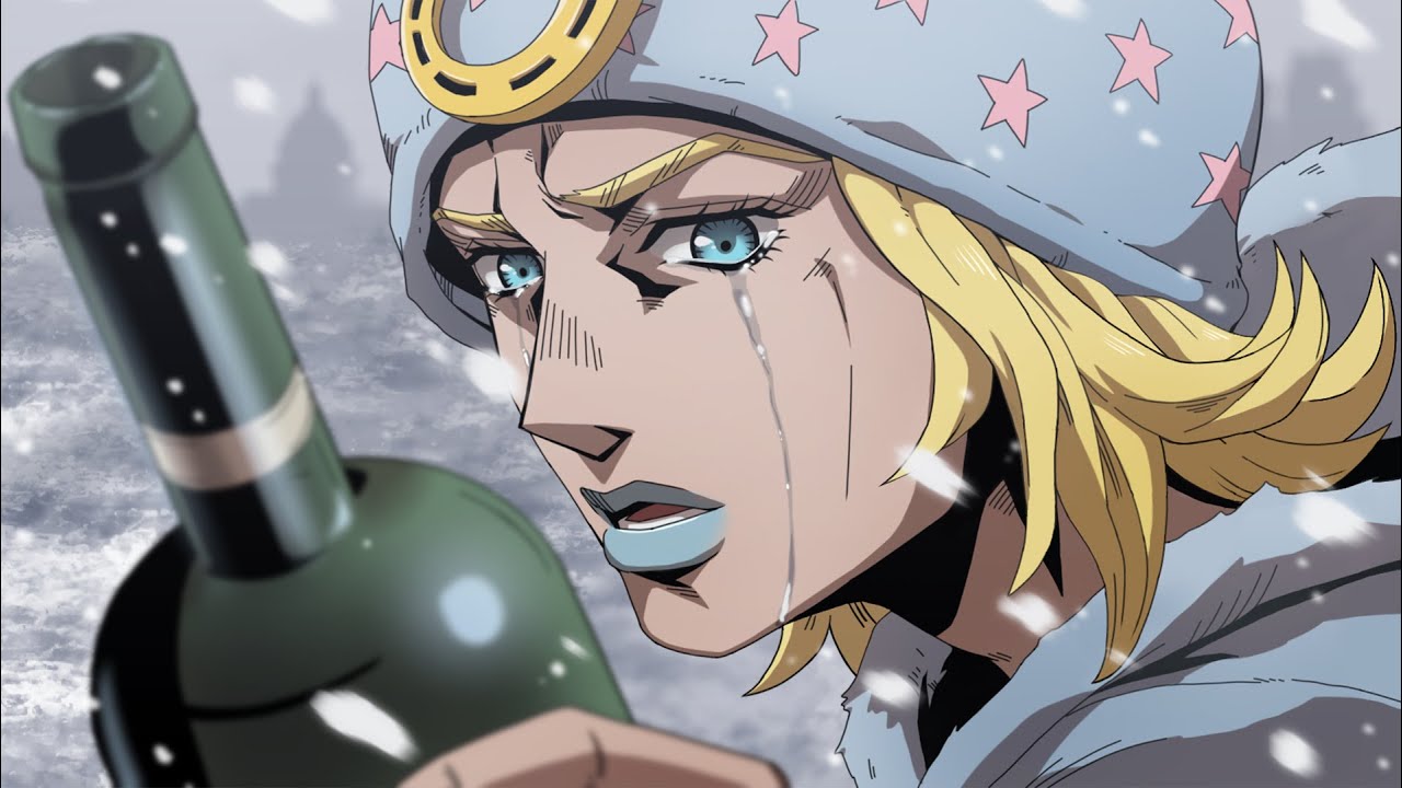 ジョジョ7部 エンブレムキーカバー スチールボールラン アニメ STEEL BALL RUN - ED 「Time in a Bottle」 スティール・ボール