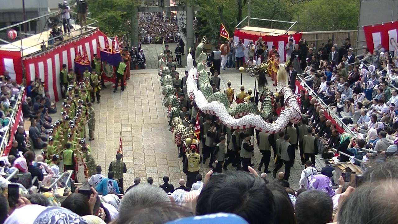 2016長崎くんち　筑後町・龍踊　後日・諏訪神社　20161009 103756