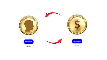 Coin Flip using HTML, CSS & JAVASCRIPT