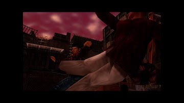 Shenmue II Learning a new move.