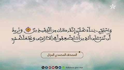 الحزب 39 بصوت القارئ محمد الأطرش برواية ورش