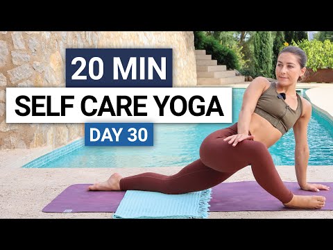 20 Min Self Care Yoga to Relax & Reset | Day 30 - 30 Day Yoga Challenge