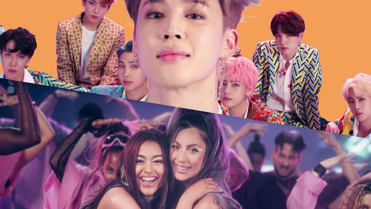 RAIN ON ME x IDOL - BTS, Lady Gaga, Ariana Grande, and Nicki Minaj (Mixed Mashup)