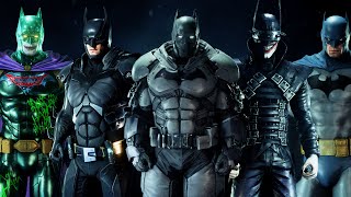 Batman Arkham Knight: Suit Ups Part 5 with DLC & Mod Skins