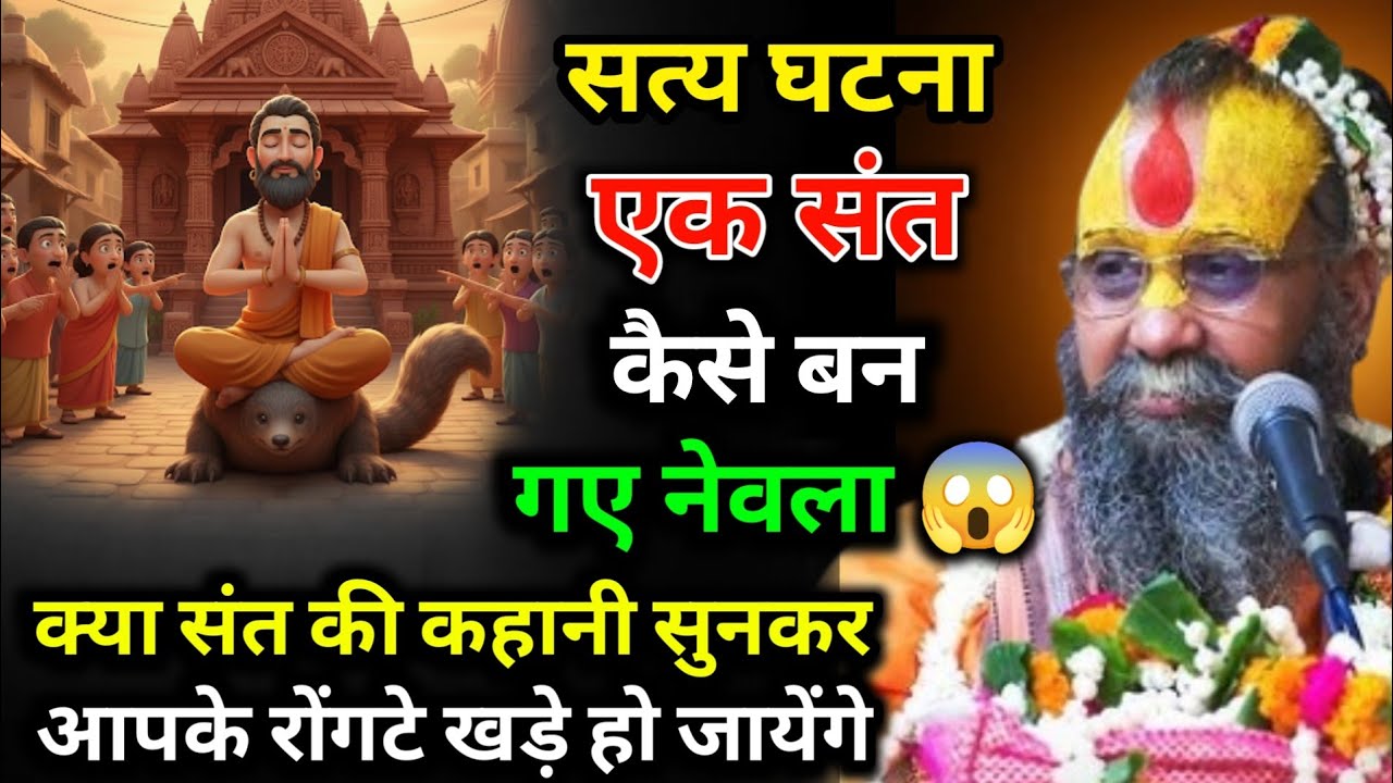 सत्य घटना 👉एक संत कैसे बन गए नेवला 😱🙏| #rajendradasjimaharaj #jadkhorgodham 