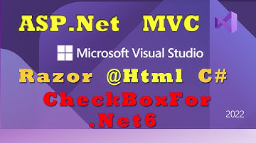 CheckBoxFor Helper @Html numa aplicação ASP.Net MVC .Net6,  C#. Visual Studio 2022 (#4)