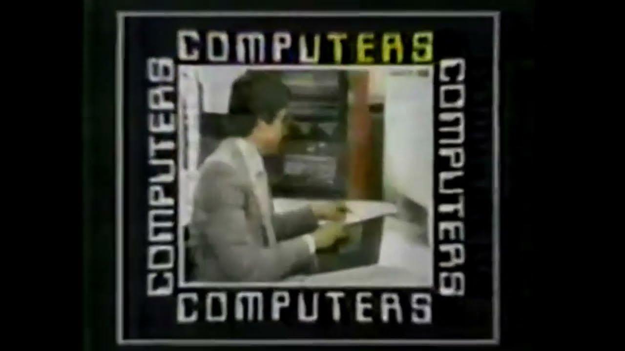 Check out these 1983 computers with tape drives & mainframes TV
