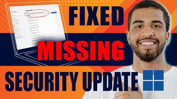 Fixed Windows Error: Your Device is missing Important Security Update (2025)