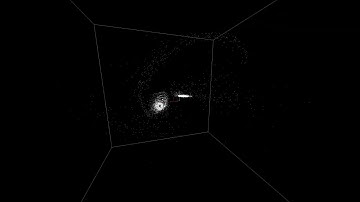 galaxy collision n-body simulation