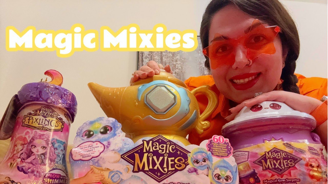 ✨ ASMR Unboxing Magic Mixies, Pixlings Shimmerverse & Genie Lamp🧞‍♂️💖