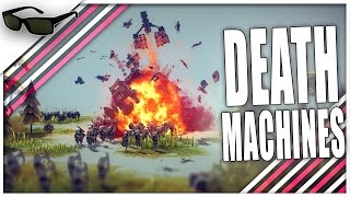 Besiege | SHEEP vs DEATH MACHINE | Funny Gameplay Moments