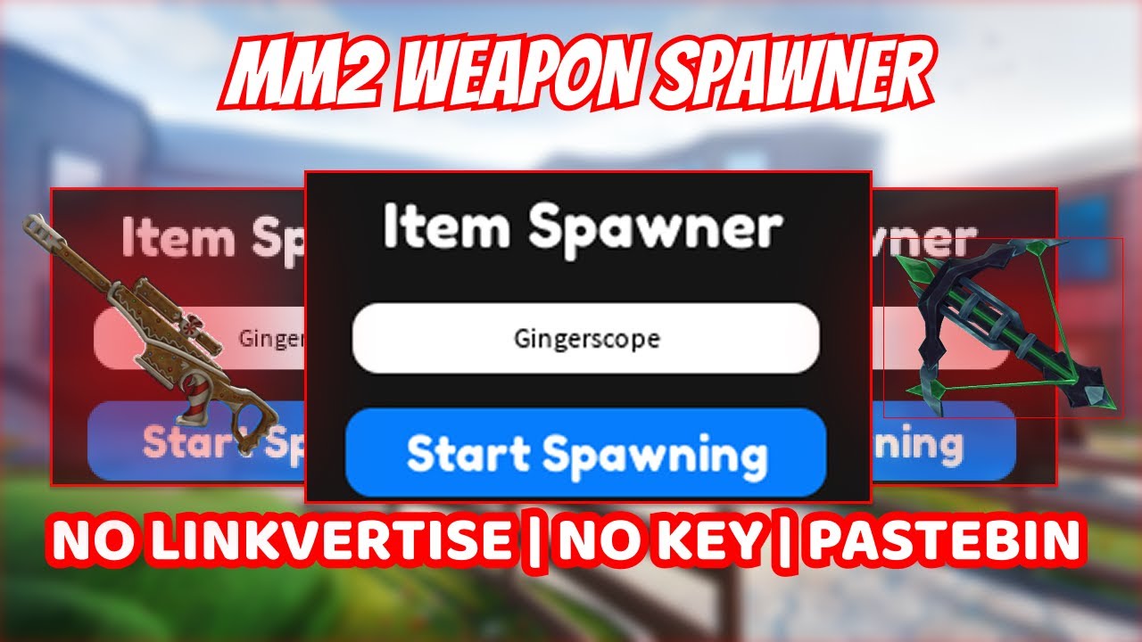 New mm2 weapon spawner script 2025 unlock rare items youtube