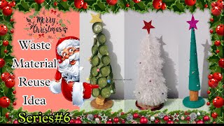 3 DIY Tabletop Xmas Tree From Waste Materials | Mini Tabletop Xmas Trees | Trash Recycling Ideas screenshot 3