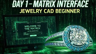 RhinoMatrix CAD Tutorial Day 1: Interface, Basic Commands &amp; Setup (Jewelry Design Hindi)